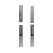 Satin Nickel Flush Mount Trim Set 9165981 Image